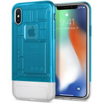 Torbica Spigen Classic C1 za Apple iPhone X - modro