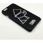 Karl Lagerfeld Torbica Head Punk za iPhone 6 / 6S - črna