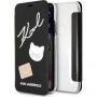Karl Lagerfeld Torbica za zatiči iPhone X - črna