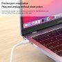 Mat prozoren ovitek z izvlečnim stojalom za MacBook Air 13" (A2681 / A3113 / A3240) - bela