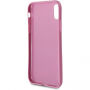 Karl Lagerfeld Karl in Choupette holster za iPhone X - roza