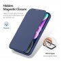 DUX DUCIS Skin X flip etui z MagSafe za iPhone 14 Plus - temno modra