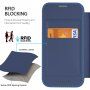DUX DUCIS Skin X flip etui z MagSafe za iPhone 13 Pro Max - temno modra