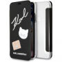 Karl Lagerfeld Torbica za knjige za iPhone 7/8 - črna