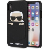 Karl Lagerfeld iPhone X - črna