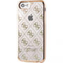 Guess mehki etui za iPhone SE (2016) / 5S - zlato