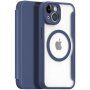 DUX DUCIS Skin X flip etui z MagSafe za iPhone 14 Plus - temno modra