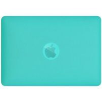 Mat prozoren ovitek z izvlečnim stojalom za MacBook Air 13" (A2681 / A3113 / A3240) - turkizna