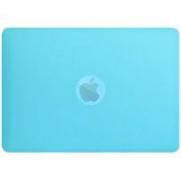 Mat prozoren ovitek z izvlečnim stojalom za MacBook Air 13" (A1932 / A2179 / A2337) - modro