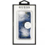 Guess s prevleko za tekoče bleščice za iPhone 7/8 - srebrna / modra