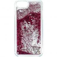 Guess Glitter Triangle Cover for iPhone 5 / 5S / SE (2016) - roza