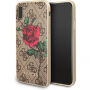 Guess 4G Flower Desire ovitek za iPhone X - rjava