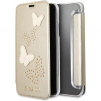 Guess Studs in iskrivo knjigo iPhone X - bež