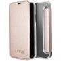Guess Iridescent Case Case iPhone za X - roza-zlato