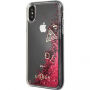 Guess etui s tekočimi bleščicami za iPhone X - rdeče