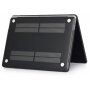 ENKAY mat etui za MacBook Pro 16" (A2485 / A2780 / A2991 / A3186 / A3403) - sivo-zlati marmor