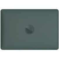 Mat prozoren ovitek z izvlečnim stojalom za MacBook Air 13" (A1932 / A2179 / A2337) - temno zelena