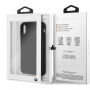 Silikonski ovitek BMW TPU za iPhone X - črna