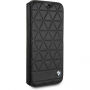 Usnjena torbica za BMW Hexagon za iPhone X - črna