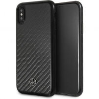 Dinamični karbonski ovitek za trdi ovitek za iPhone X - črna
