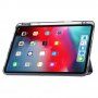 Etui s prosojno hrbtno stranjo in origami stojalom za iPad Pro 12,9" (2018-2022) - črna