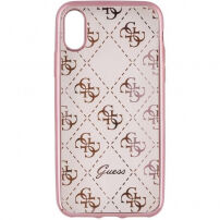 Guess originalno platnico za iPhone X - roza-zlato