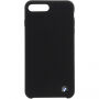 BMW Hard Silicone Case for iPhone 7 Plus / 8 Plus - črna
