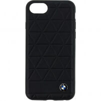 Usnjena torba BMW Hexagon za iPhone 7/8 - črna