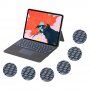 Magnetni etui z vgrajeno osvetljeno tipkovnico in touchpadom za iPad Pro 12,9" (2018-2022) - črna