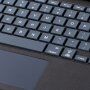 Magnetni etui z vgrajeno osvetljeno tipkovnico in touchpadom za iPad Pro 12,9" (2018-2022) - črna