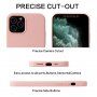 Silikonski pokrov za iPhone 15 Plus - svetlo modra