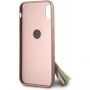 Guess Saffiano prtljažnik za iPhone X - roza