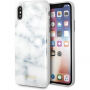 Guess Marmor Case za iPhone X - bela