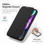 DUX DUCIS Skin X flip etui z MagSafe za iPhone 15 - črna