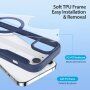 DUX DUCIS Skin X flip etui z MagSafe za iPhone 15 - temno modra