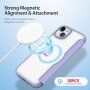 DUX DUCIS Skin X flip etui z MagSafe za iPhone 15 Plus - vijolična