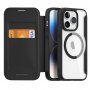DUX DUCIS Skin X flip etui z MagSafe za iPhone 15 Pro - črna