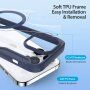 DUX DUCIS Skin X flip etui z MagSafe za iPhone 15 Pro - temno modra