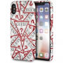 Guess Triangle ovitek za iPhone X - bela