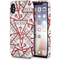 Guess Triangle ovitek za iPhone X - bela