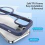 DUX DUCIS Skin X flip etui z MagSafe za iPhone 15 Pro Max - temno modra