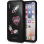 Guess ikonični kovček pro iPhone X - črna