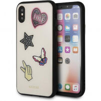 Guess ikonični kovček pro iPhone X - bež