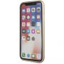Guess Saffiano Butterfly ovitek za iPhone X - roza-zlato