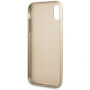 Guess Saffiano Butterfly ovitek za iPhone X - roza-zlato