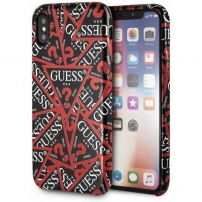 Guess Trianglečez ovitek za iPhone X - črna
