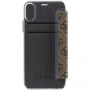 Guess Charms Book 4G etui za iPhone X - rjava