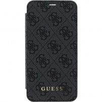 Guess Charms Book 4G etui za iPhone X - siva