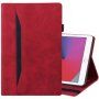 Elegantni ovitek s prostorom za kartice za iPad mini 1 / 2 / 3 / 4 / 5 - rdeče