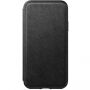 Usnjena torba Nomad Folio Apple iPhone XS / X - črna